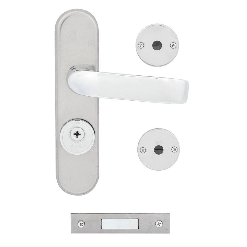 Kit Trio Fechadura Porta Tetra Aliança CX 40 4170 ZT CR